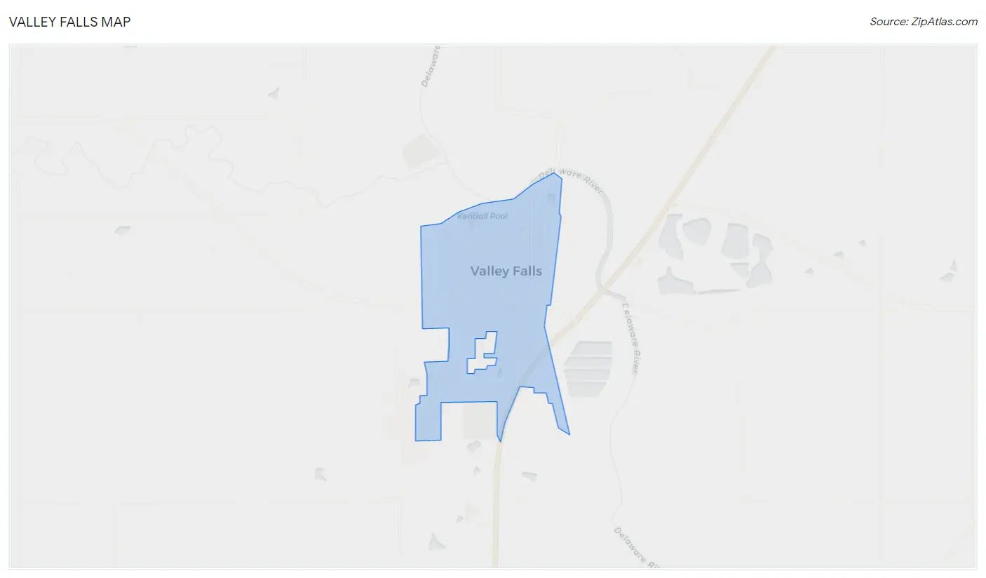 Valley Falls Map