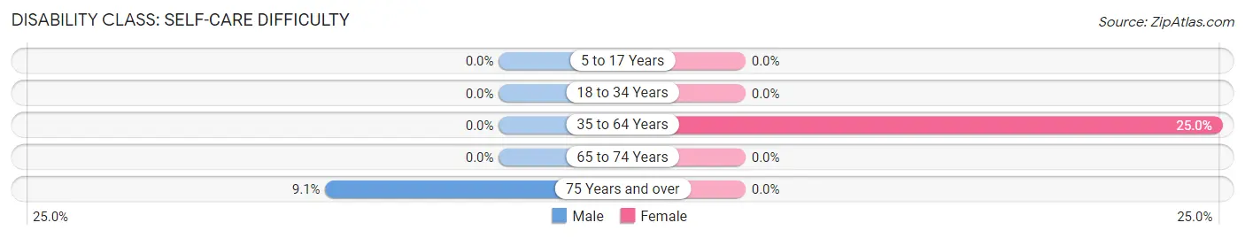 Disability in Willis: <span>Self-Care Difficulty</span>