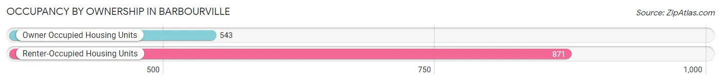 Occupancy by Ownership in Barbourville