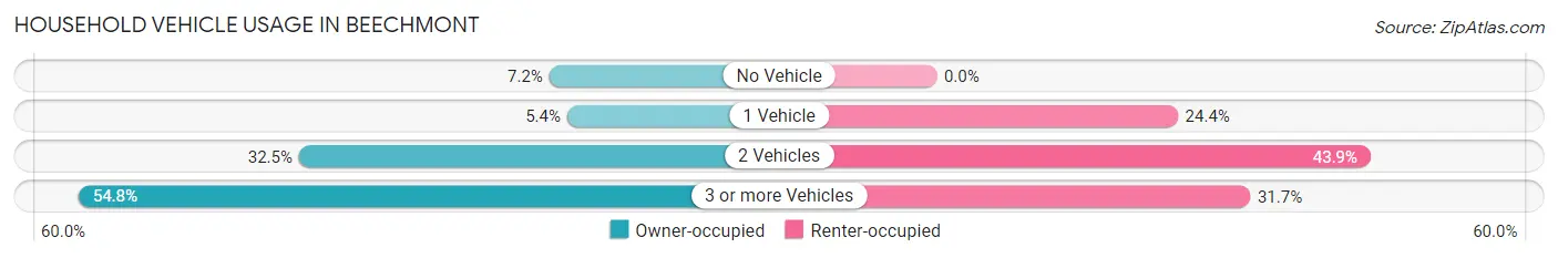 Household Vehicle Usage in Beechmont