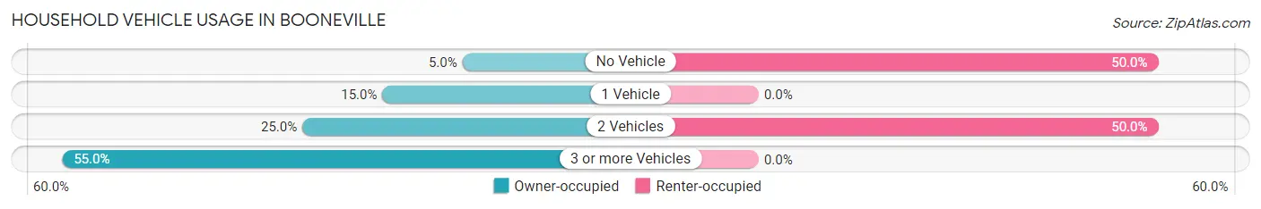 Household Vehicle Usage in Booneville