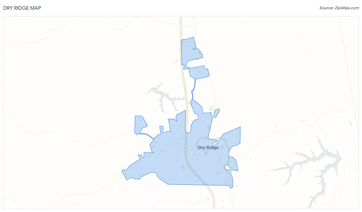 Dry Ridge Map