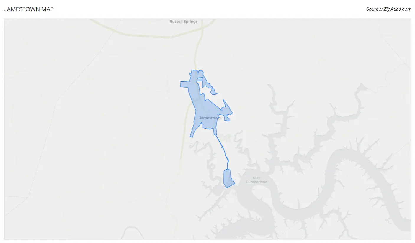 Jamestown Map