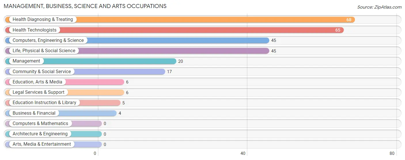 Management, Business, Science and Arts Occupations in Jenkins