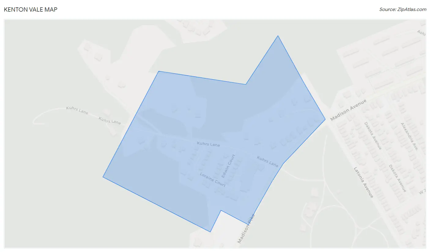 Kenton Vale Map