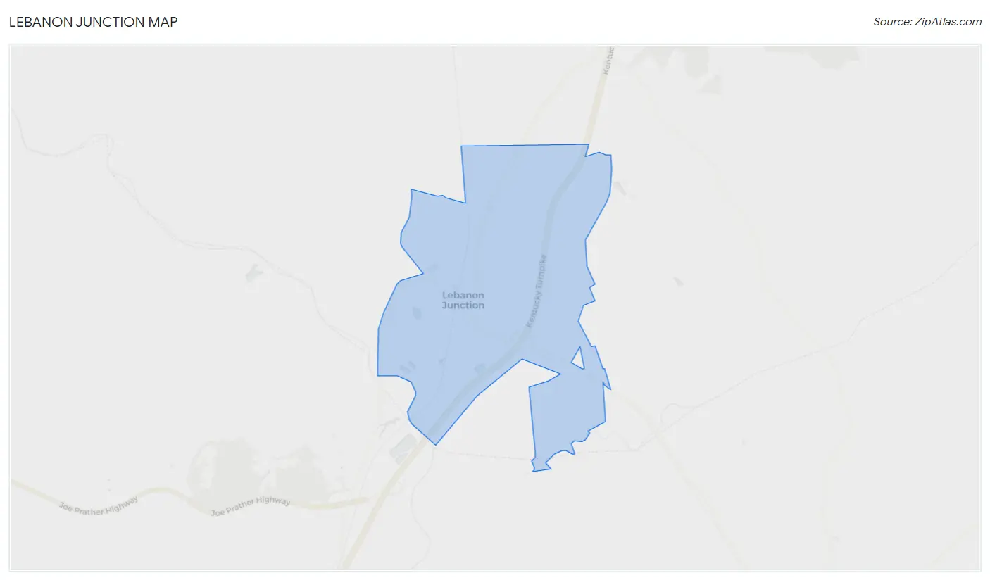 Lebanon Junction Map
