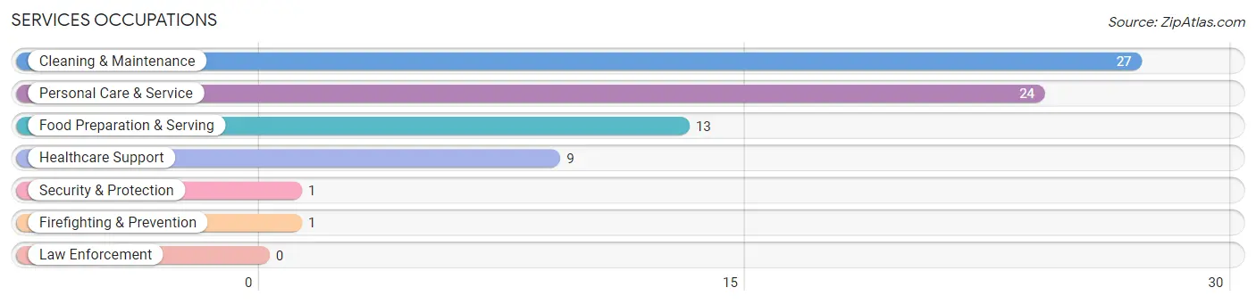 Services Occupations in New Castle