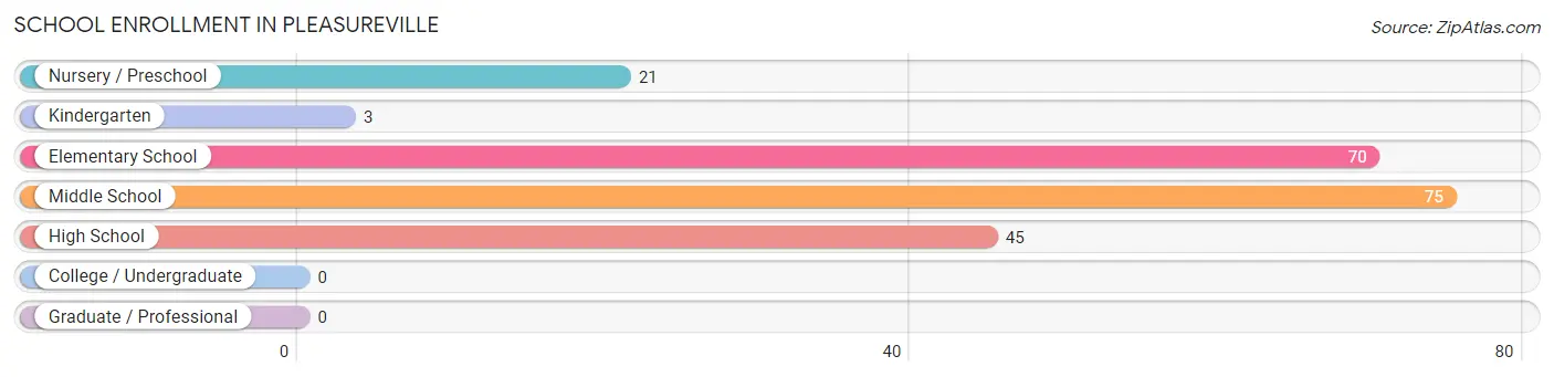 School Enrollment in Pleasureville