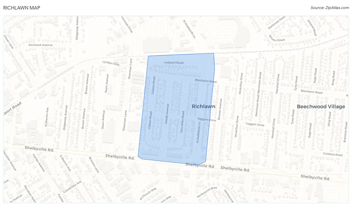 Richlawn Map