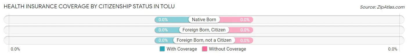 Health Insurance Coverage by Citizenship Status in Tolu