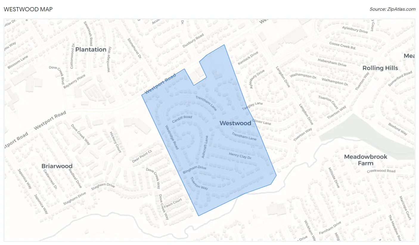 Westwood Map