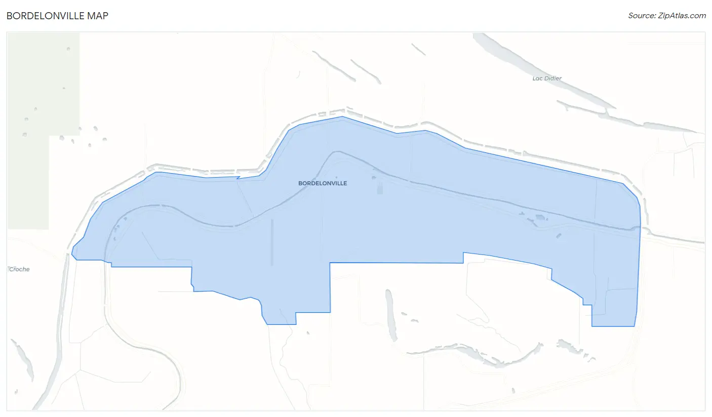 Bordelonville Map