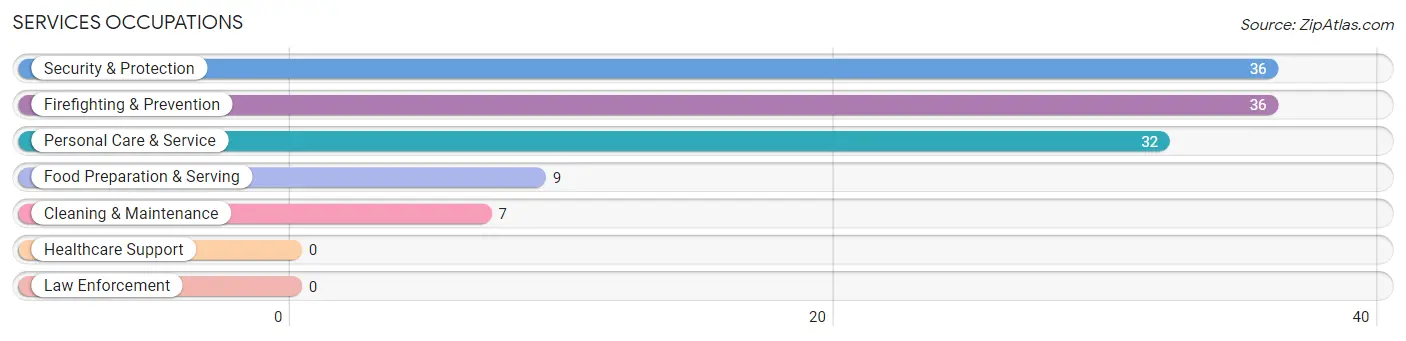 Services Occupations in Edgard