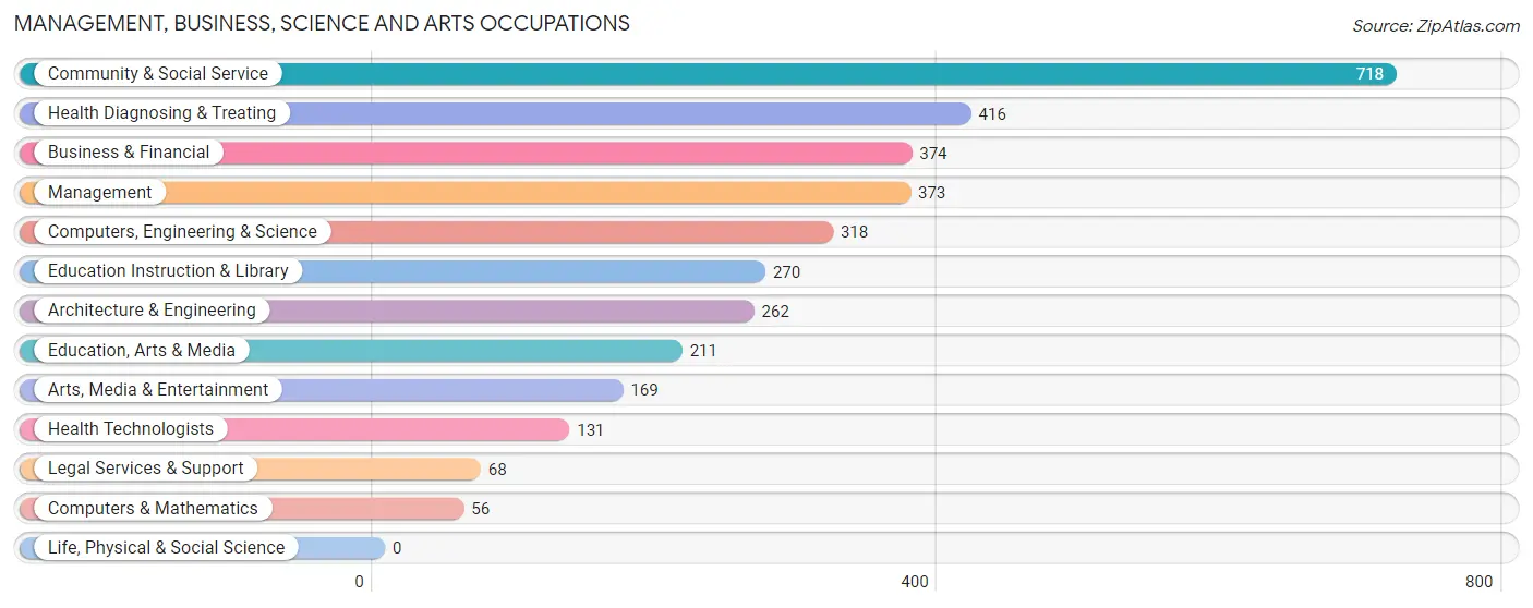 Management, Business, Science and Arts Occupations in Gardere