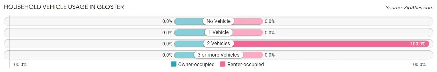 Household Vehicle Usage in Gloster