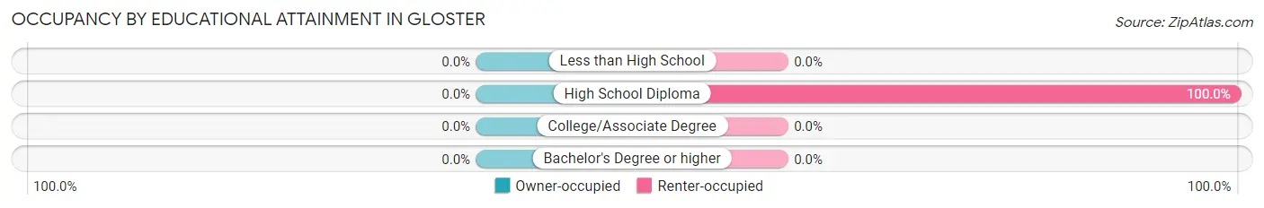 Occupancy by Educational Attainment in Gloster