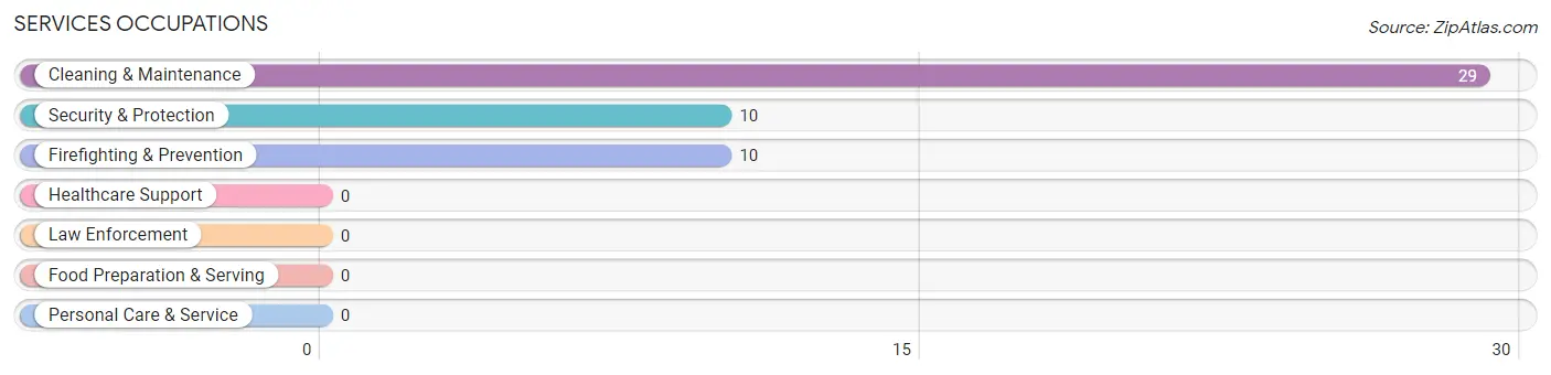 Services Occupations in Hodge