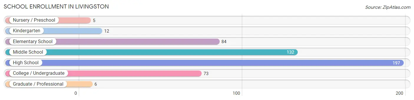 School Enrollment in Livingston