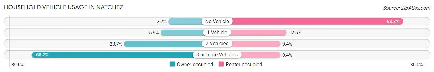Household Vehicle Usage in Natchez