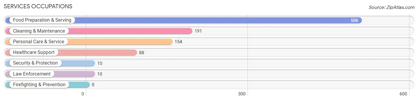 Services Occupations in Clinton