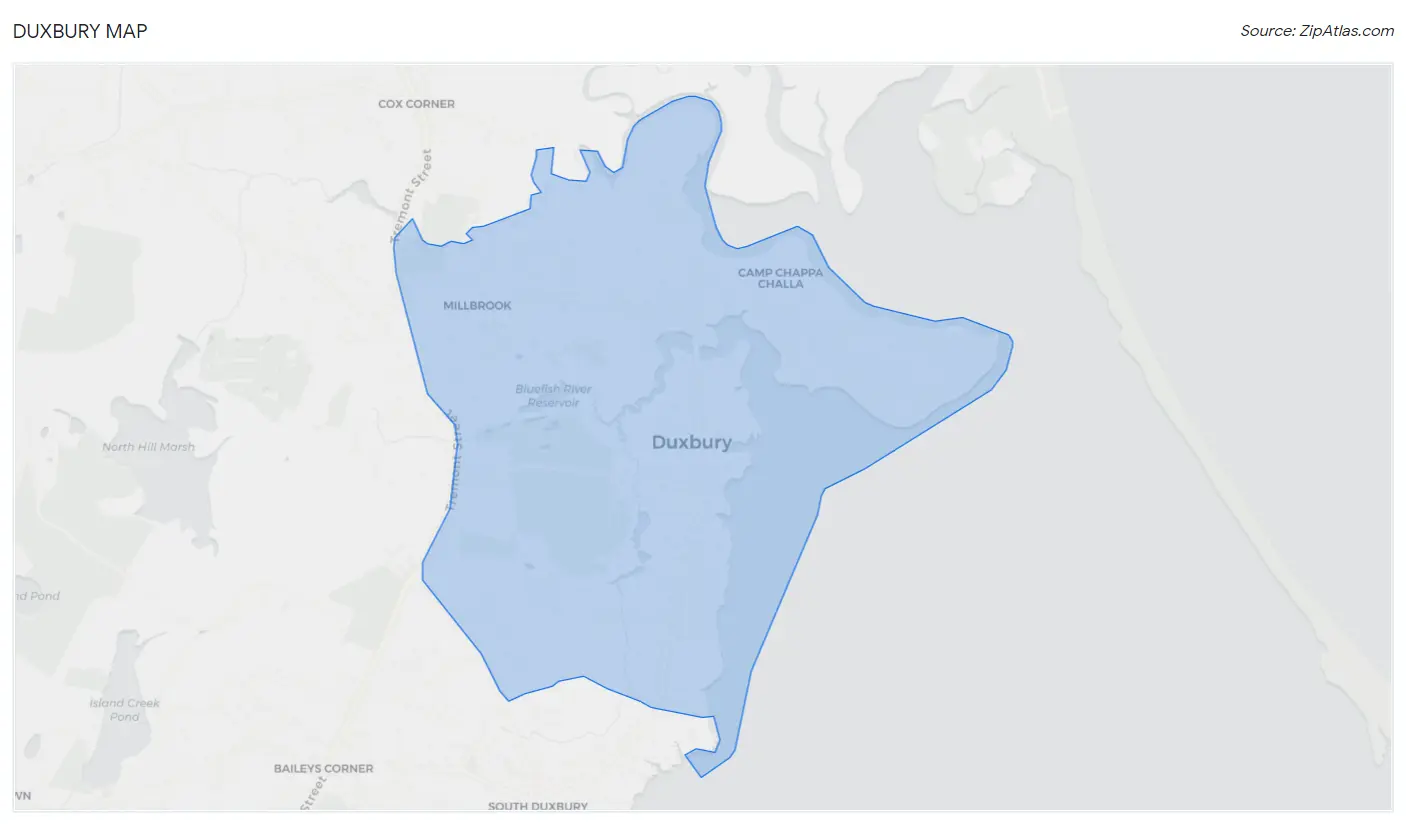 Duxbury Map