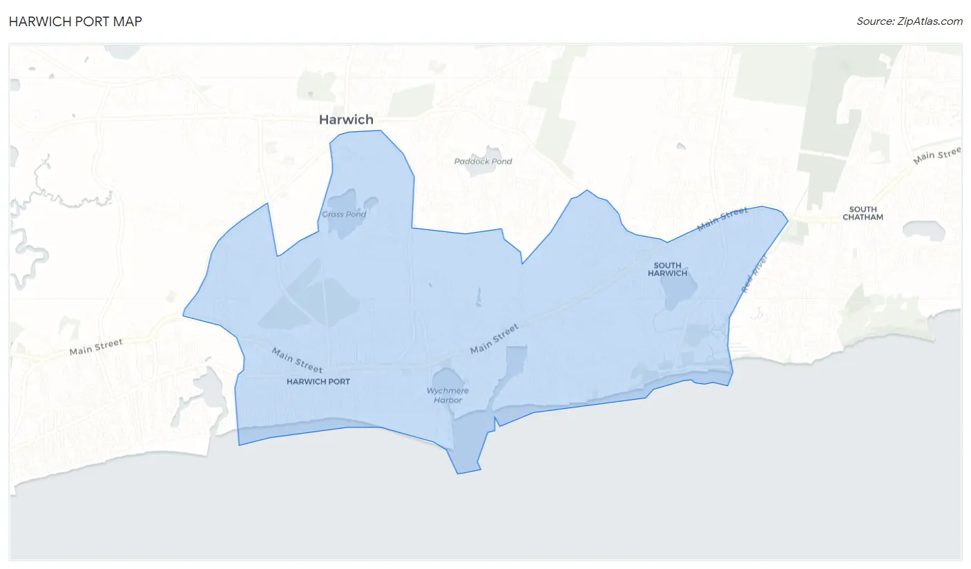 Harwich Port Map
