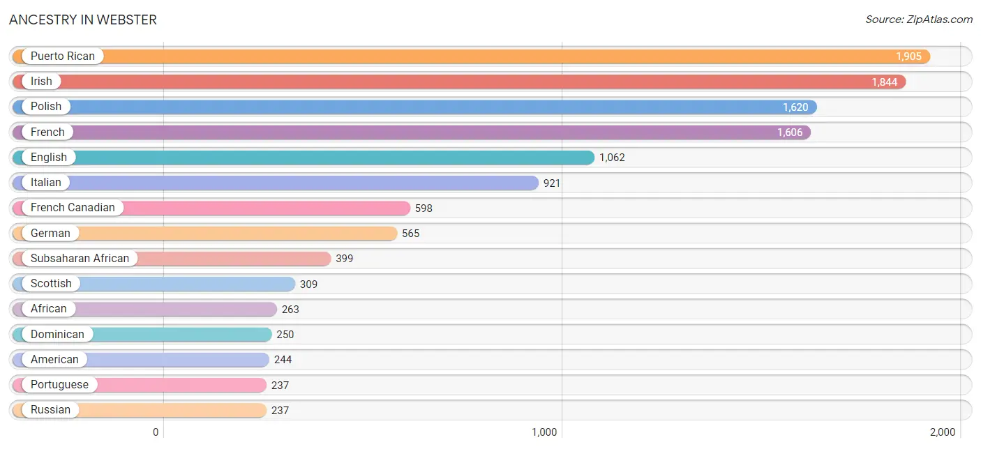 Ancestry in Webster