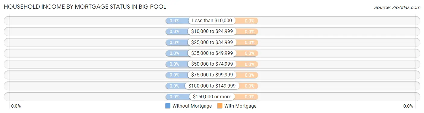 Household Income by Mortgage Status in Big Pool