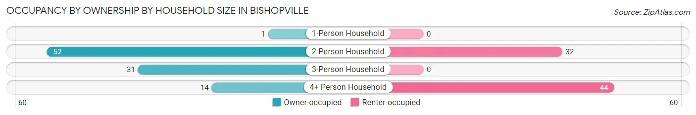 Occupancy by Ownership by Household Size in Bishopville