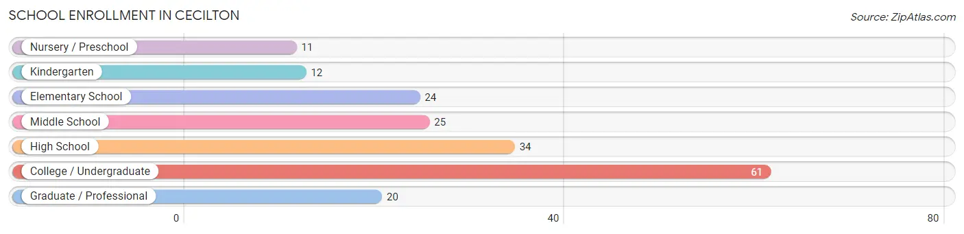 School Enrollment in Cecilton