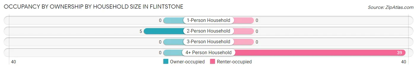 Occupancy by Ownership by Household Size in Flintstone