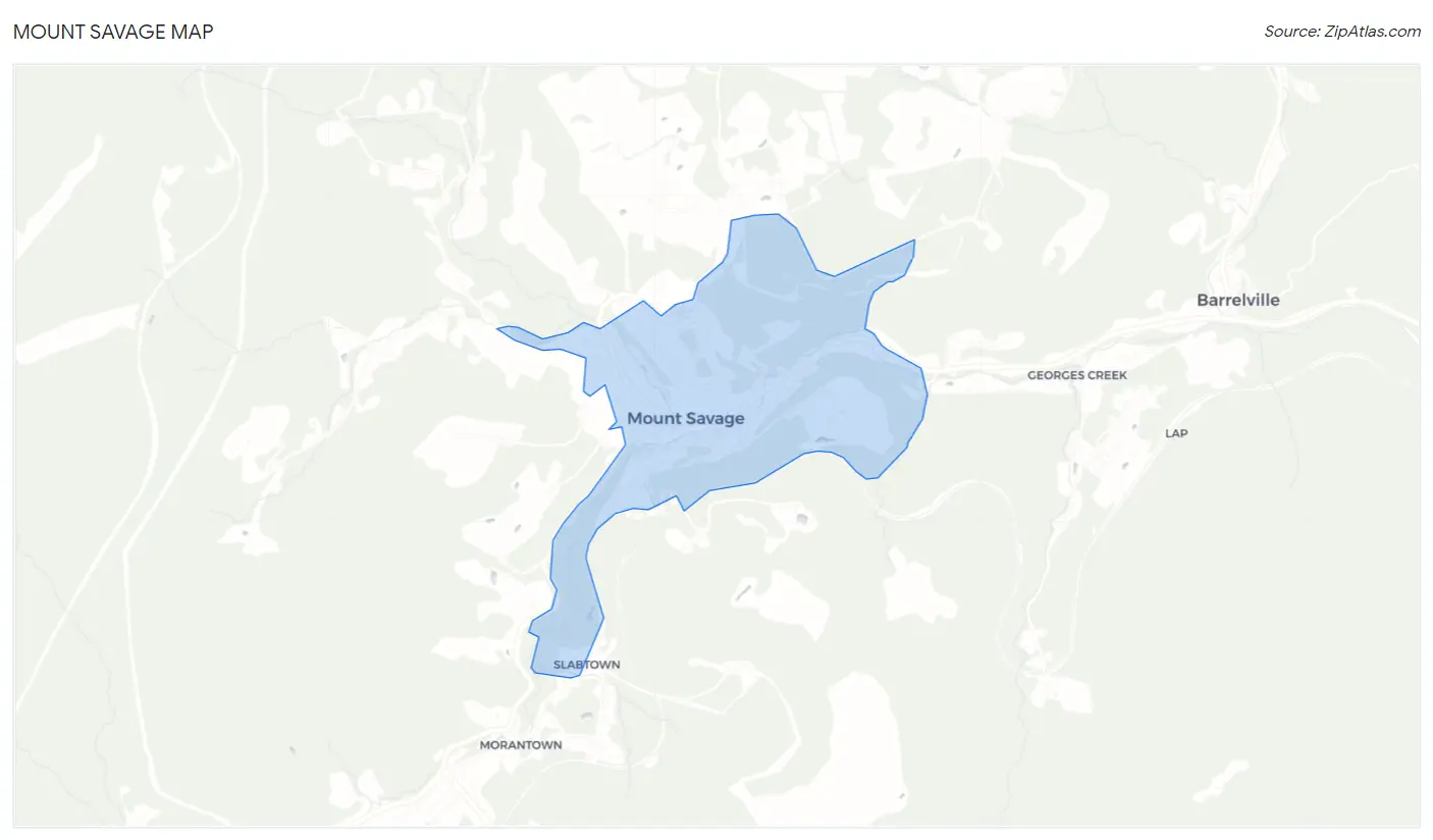 Mount Savage Map