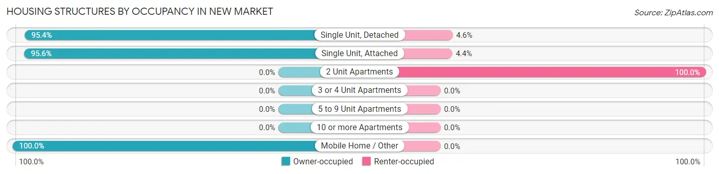 Housing Structures by Occupancy in New Market