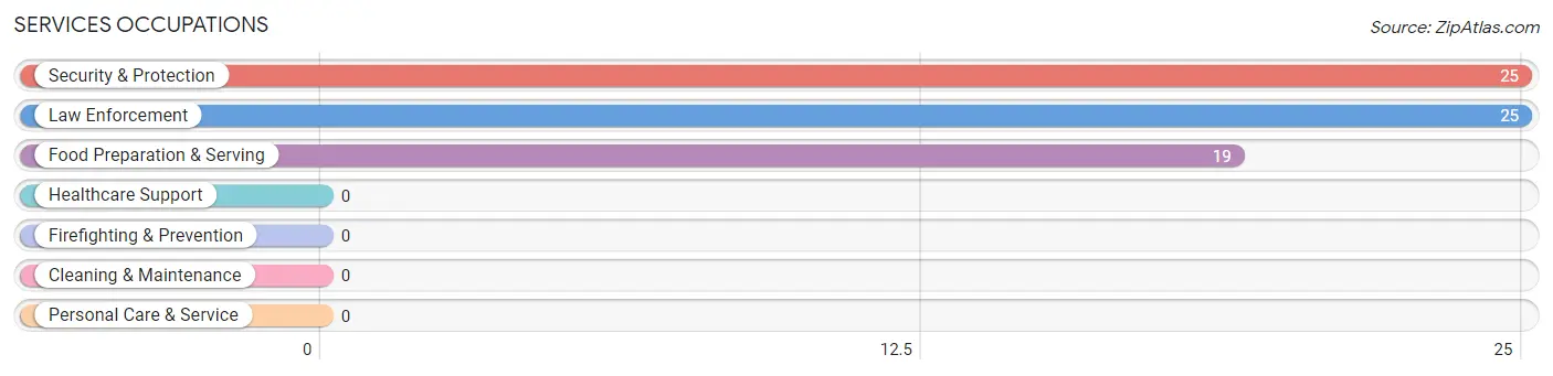 Services Occupations in Parsonsburg