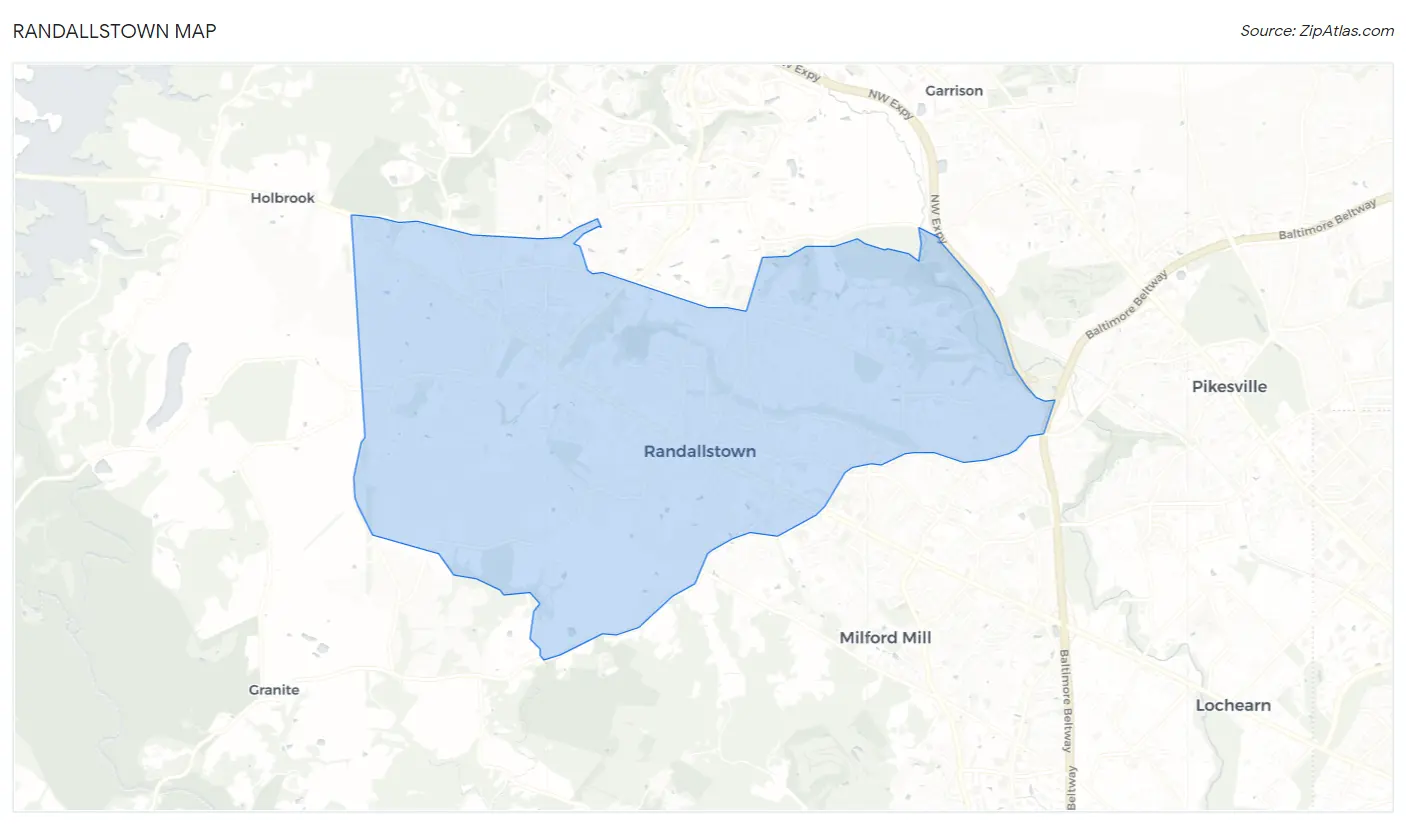 Randallstown Map