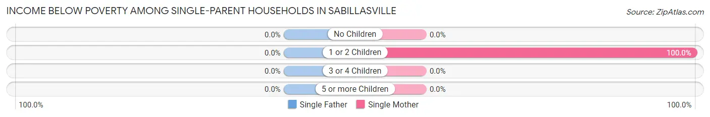 Income Below Poverty Among Single-Parent Households in Sabillasville