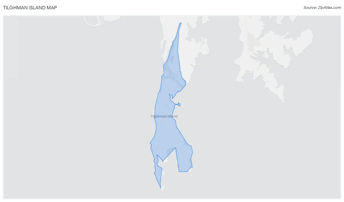 Tilghman Island Map
