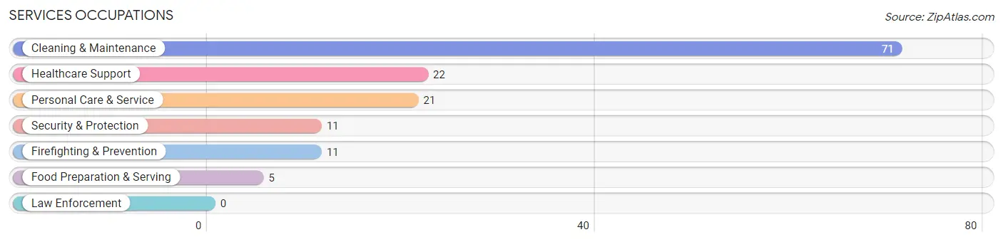 Services Occupations in Union Bridge