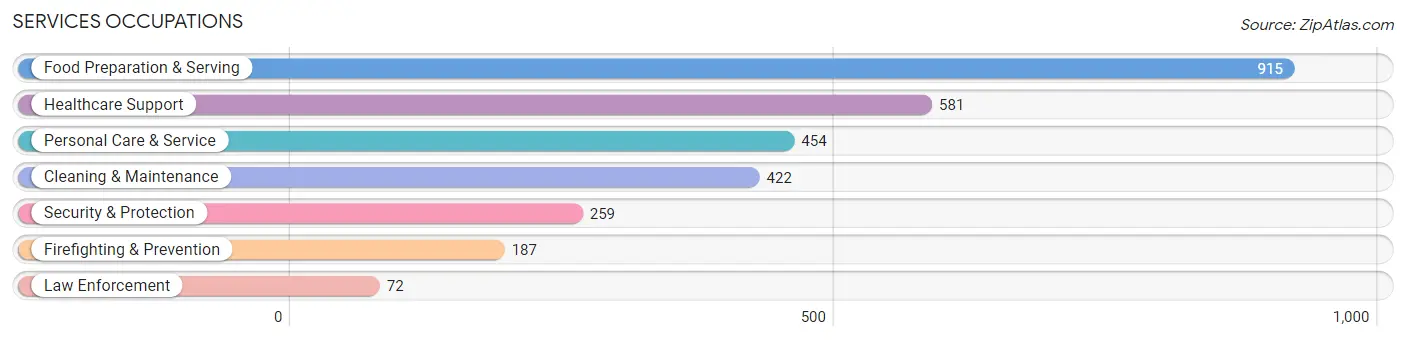 Services Occupations in Biddeford