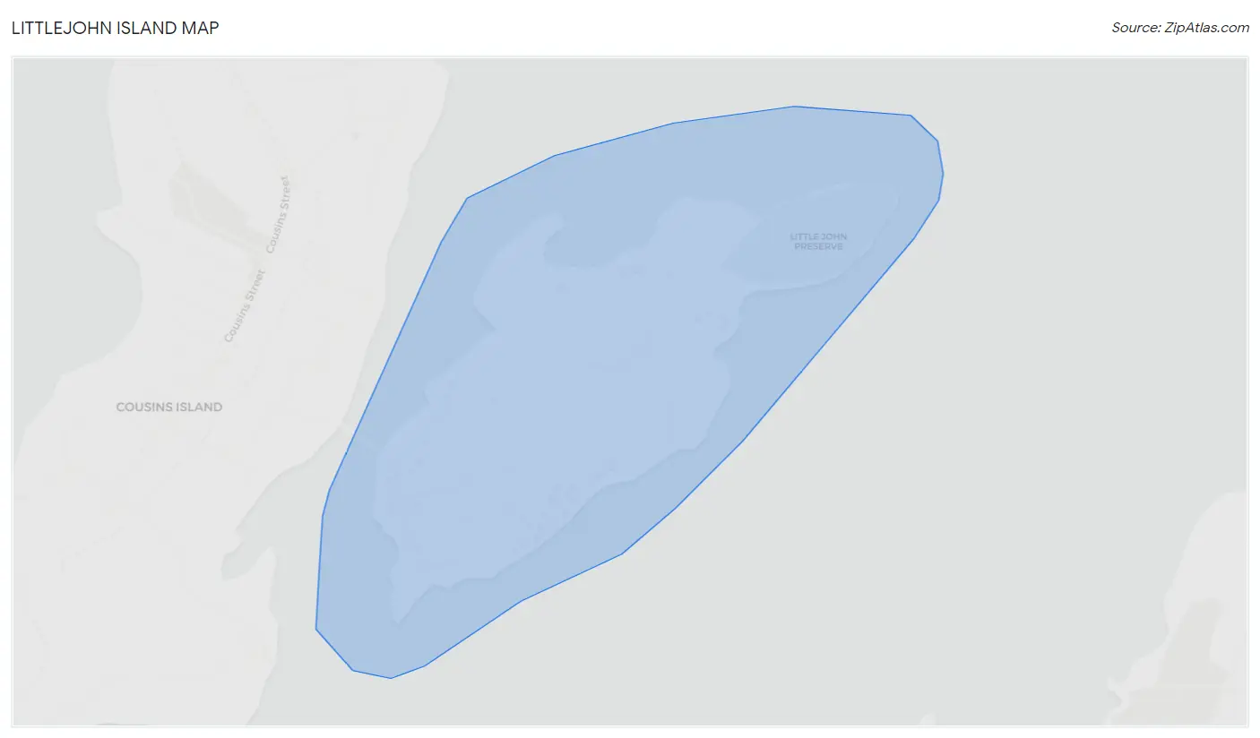 Littlejohn Island Map