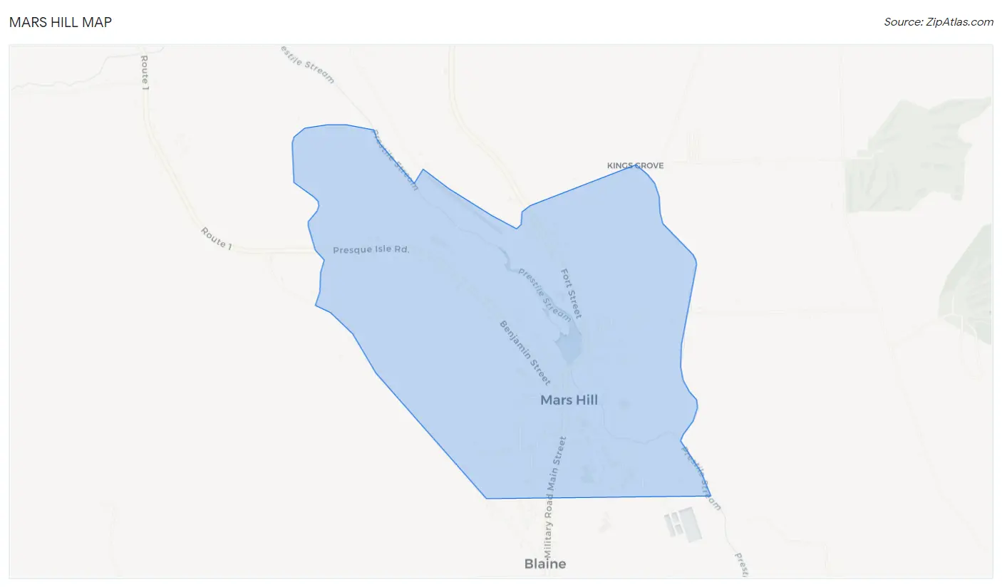 Mars Hill Map