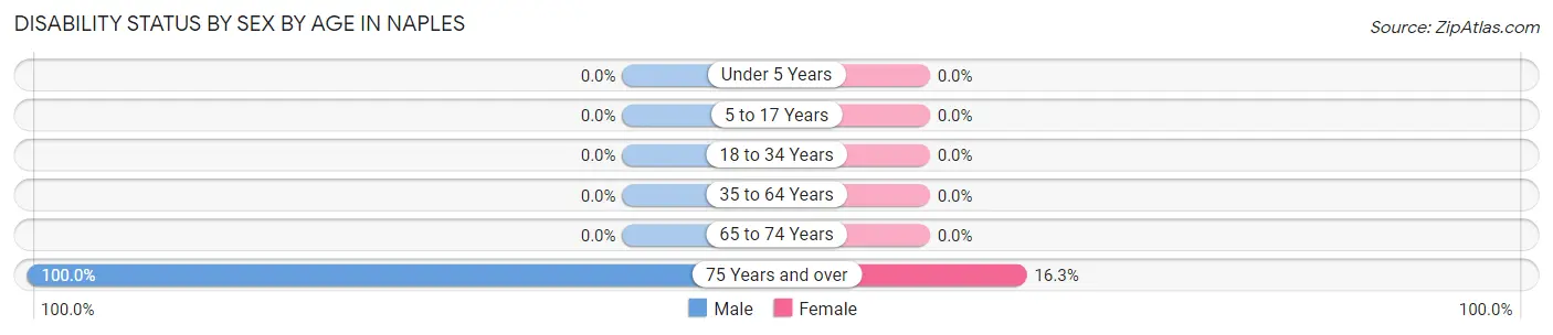 Disability Status by Sex by Age in Naples