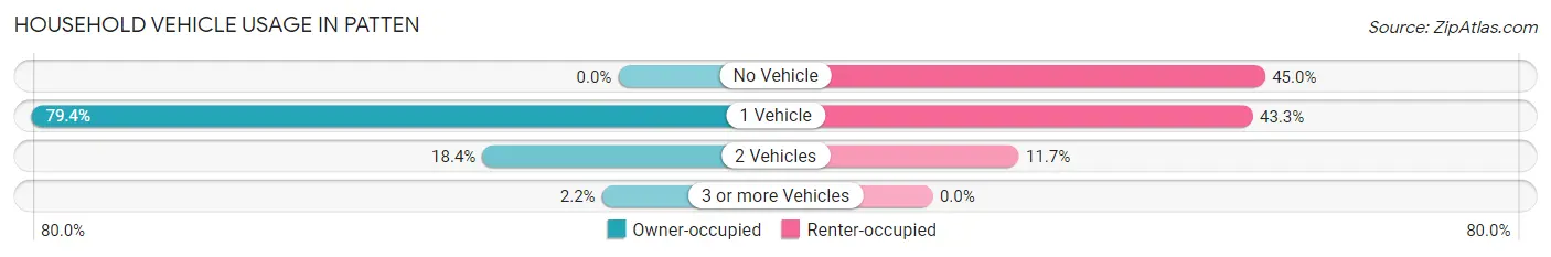 Household Vehicle Usage in Patten