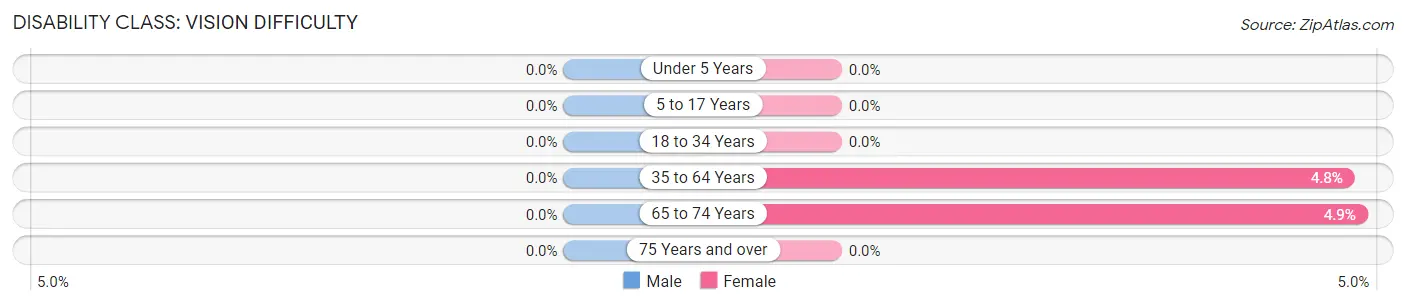 Disability in Amasa: <span>Vision Difficulty</span>