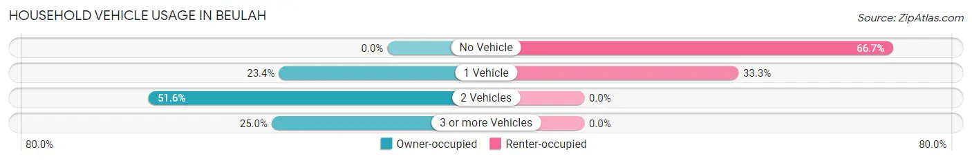 Household Vehicle Usage in Beulah