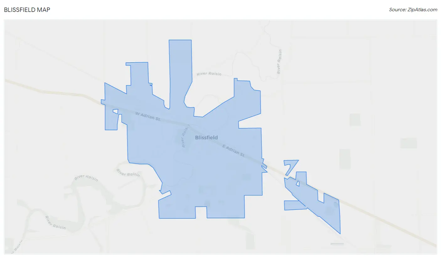 Blissfield Map