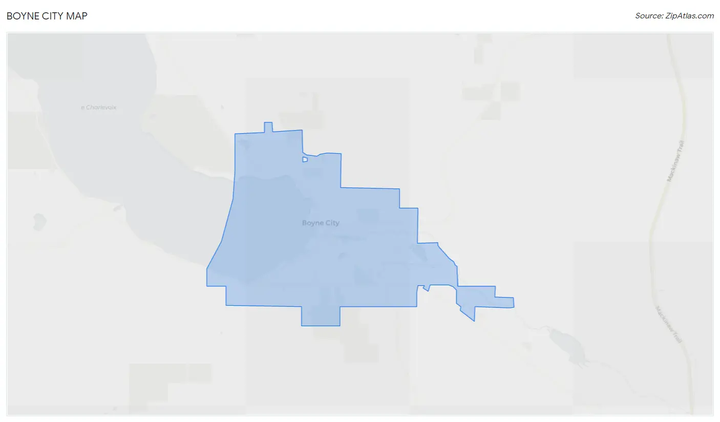 Boyne City Map