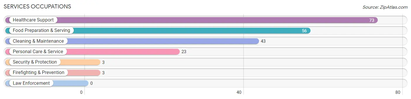 Services Occupations in Capac