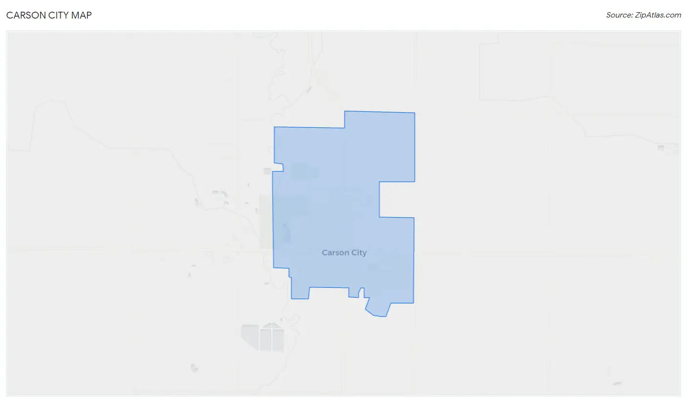 Carson City Map
