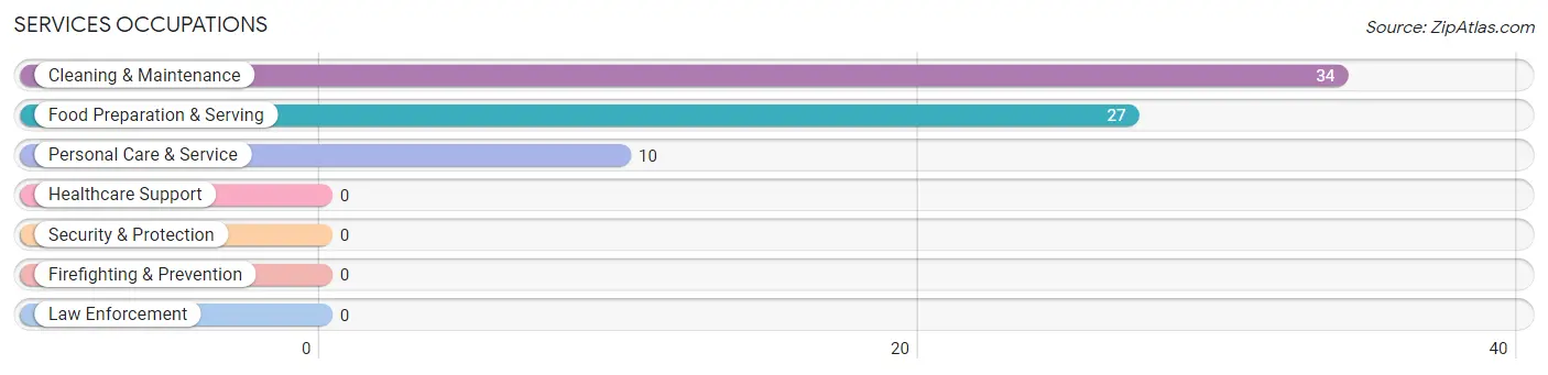 Services Occupations in Caseville